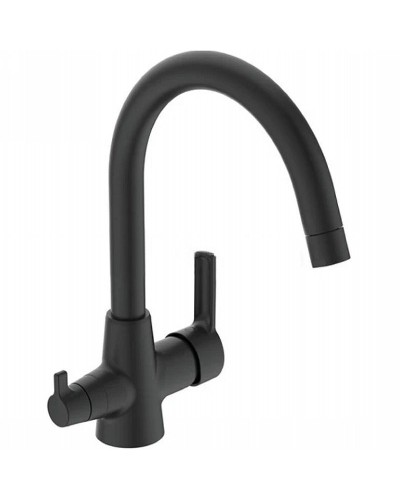 Смеситель для кухни Vidima Uno BA356XG Черный матовый