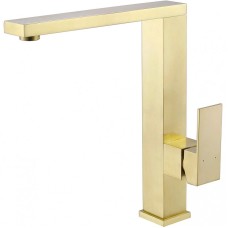 Смеситель для раковины Abber Daheim AF8214G Золото матовое