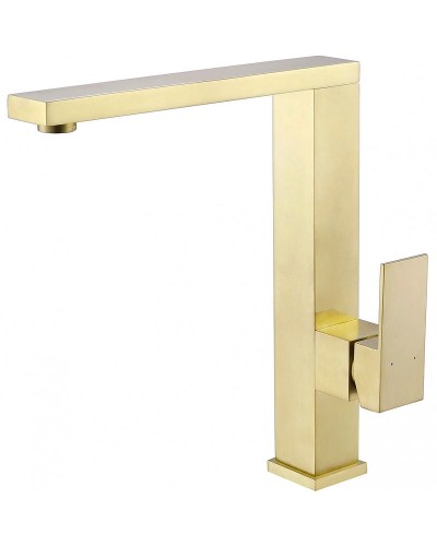 Смеситель для раковины Abber Daheim AF8214G Золото матовое