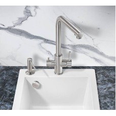 Смеситель для кухни Milacio Ultra MCU.553.SS Нержавеющая сталь