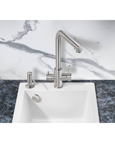 Смеситель для кухни Milacio Ultra MCU.553.SS Нержавеющая сталь