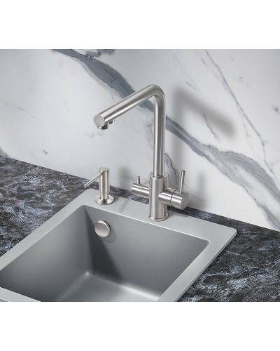 Смеситель для кухни Milacio Ultra MCU.553.SS Нержавеющая сталь