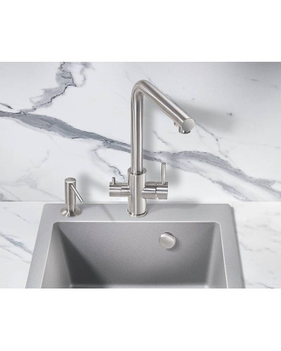 Смеситель для кухни Milacio Ultra MCU.553.SS Нержавеющая сталь