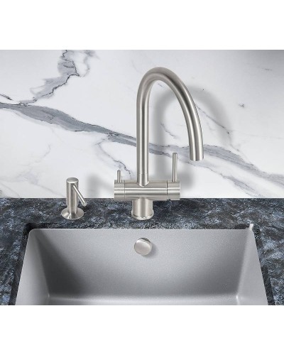 Смеситель для кухни Milacio Ultra MCU.554.SS Нержавеющая сталь