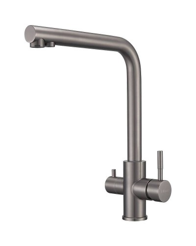 Смеситель для кухни Milacio Ultra MCU.553.GM Вороненая сталь