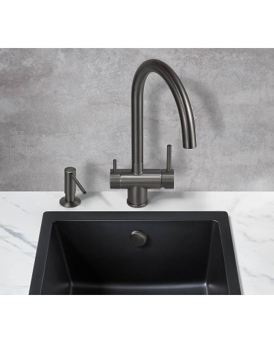 Смеситель для кухни Milacio Ultra MCU.554.GM Вороненая сталь