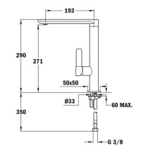 Смеситель для кухни Teka FO 915 629150210