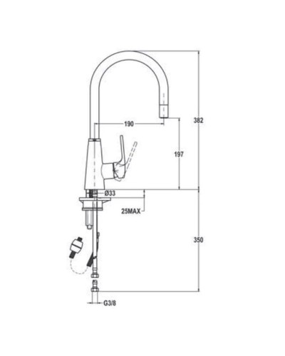Смеситель для кухни Teka VTK 938 249380210