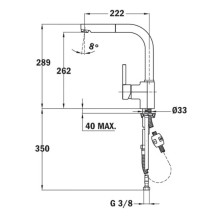 Смеситель для кухни Teka ARK 938 23938120N