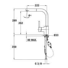 Смеситель для кухни Teka ARK 938 23938120W