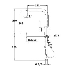 Смеситель для кухни Teka ARK 938 23938120W