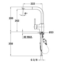 Смеситель для кухни Teka ARK 938 23938120FB