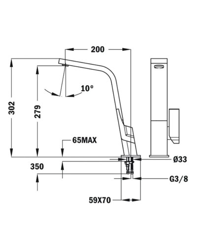 Смеситель для кухни Teka IC 915 33915020Q