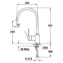 Смеситель для кухни Teka IN 995 53991512