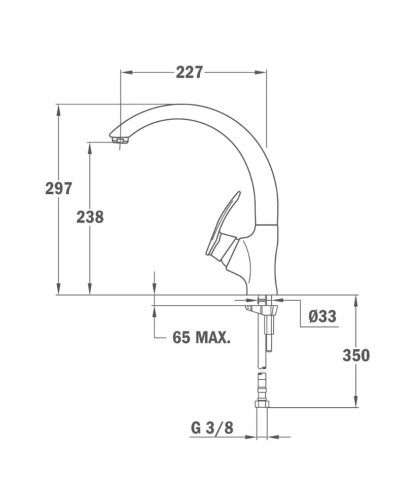 Смеситель для кухни Teka MC-10 PLUS песочный 97911502CI