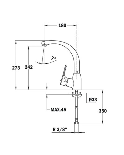 Смеситель для кухни Teka MTP 915 469150210