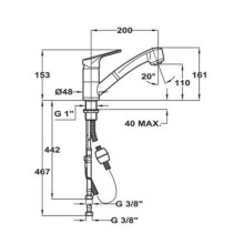 Смеситель для кухни Teka MTP 978 469780210