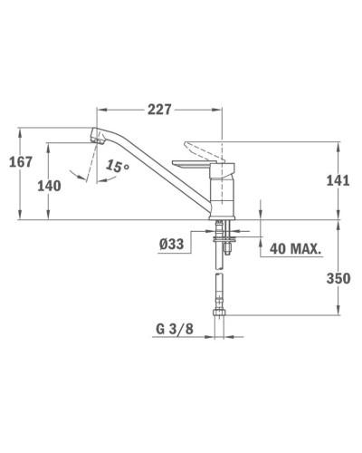 Смеситель для кухни Teka ML 81913620I