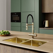 Смеситель для кухни Iddis Ace ACEMGFFi05 Золото матовое