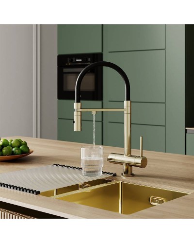 Смеситель для кухни Iddis Ace ACEMGFFi05 Золото матовое