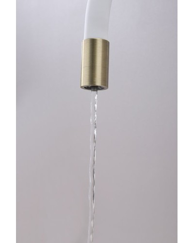 Смеситель для кухни Paulmark Salix Sa213419-BRw Бронза Белый