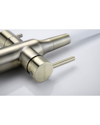 Смеситель для кухни Paulmark Salix Sa213419-BRw Бронза Белый