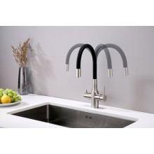 Смеситель для кухни Paulmark Salix Sa213419-NI Никель