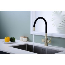 Смеситель для кухни Paulmark Salix Sa213419-BR Бронза