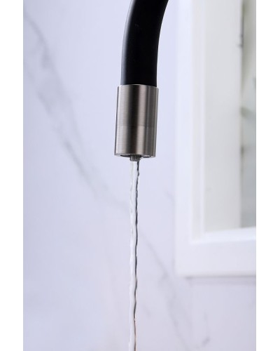 Смеситель для кухни Paulmark Salix Sa213419-GM Вороненая сталь