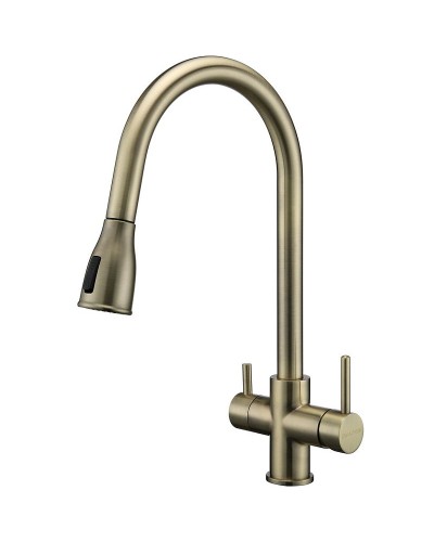 Смеситель для кухни Paulmark Lange La214212-BR Бронза