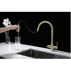 Смеситель для кухни Paulmark Lange La214212-BR Бронза