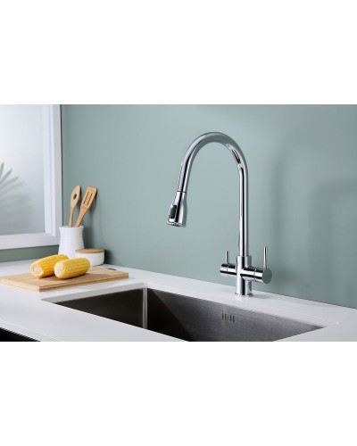 Смеситель для кухни Paulmark Lange La214212-CR Хром