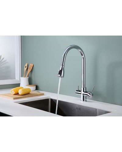 Смеситель для кухни Paulmark Lange La214212-CR Хром