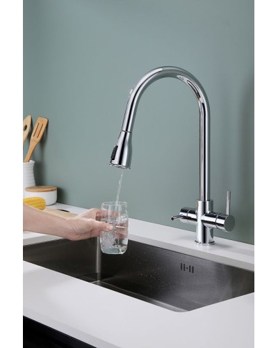 Смеситель для кухни Paulmark Lange La214212-CR Хром