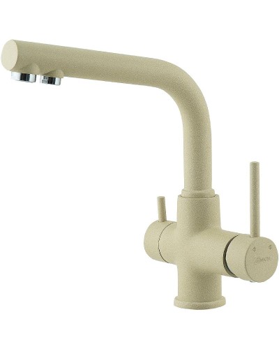 Смеситель для кухни Lemark Comfort LM3061PBG Бежевый