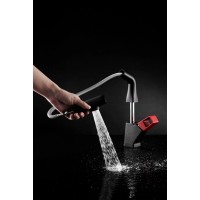 Смеситель для кухни Lemark Soul LM6008BL Черный