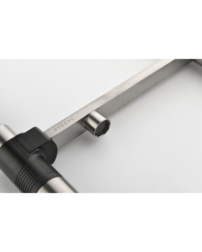 Смеситель для кухни Paulmark Gravity Gr213188-NI Никель Черный