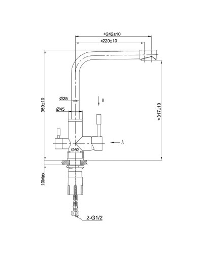 Смеситель для кухни Lemark Expert LM5061RGN Розовое золото