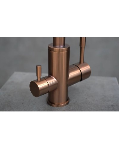 Смеситель для кухни Lemark Expert LM5061RGN Розовое золото