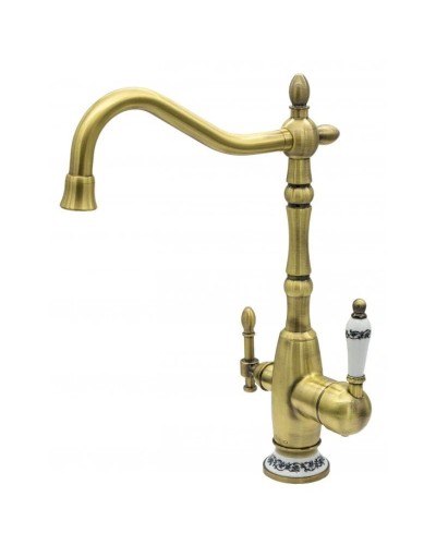 Смеситель для кухни с подключением к фильтру Milacio Castellon Ceramic MC.514.BR