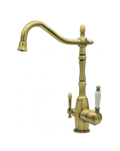 Смеситель для кухни с подключением к фильтру Milacio Castellon Ceramic MC.515.BR