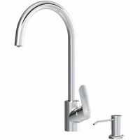 Смеситель для кухни AM.PM Like F8007T00 с дозатором для моющего средства Хром