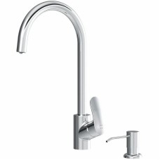 Смеситель для кухни AM.PM Like F8007T00 с дозатором для моющего средства Хром