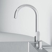 Смеситель для кухни AM.PM Like F8007T00 с дозатором для моющего средства Хром