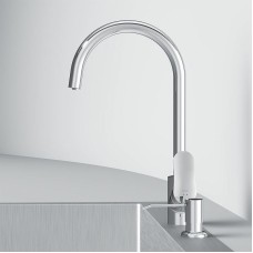 Смеситель для кухни AM.PM Like F8007T00 с дозатором для моющего средства Хром