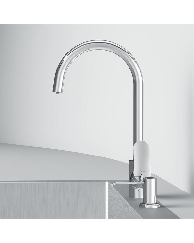 Смеситель для кухни AM.PM Like F8007T00 с дозатором для моющего средства Хром