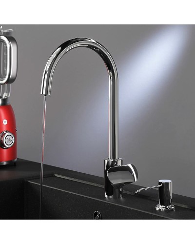 Смеситель для кухни AM.PM Like F8007T00 с дозатором для моющего средства Хром