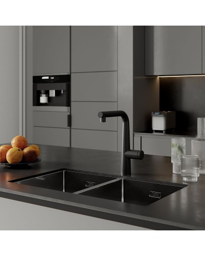 Смеситель для кухни Iddis Pure PURBLPFi05 Черный матовый