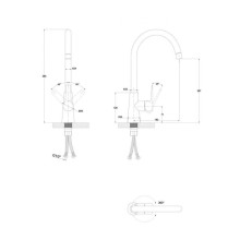 Смеситель для кухни Paulmark Holstein Ho212065