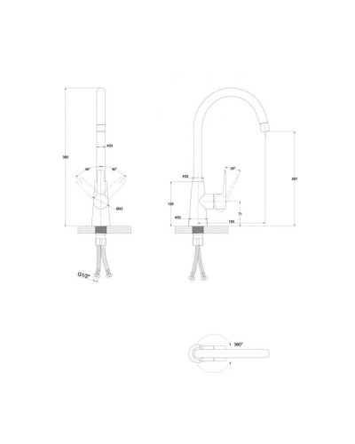 Смеситель для кухни Paulmark Holstein Ho212065